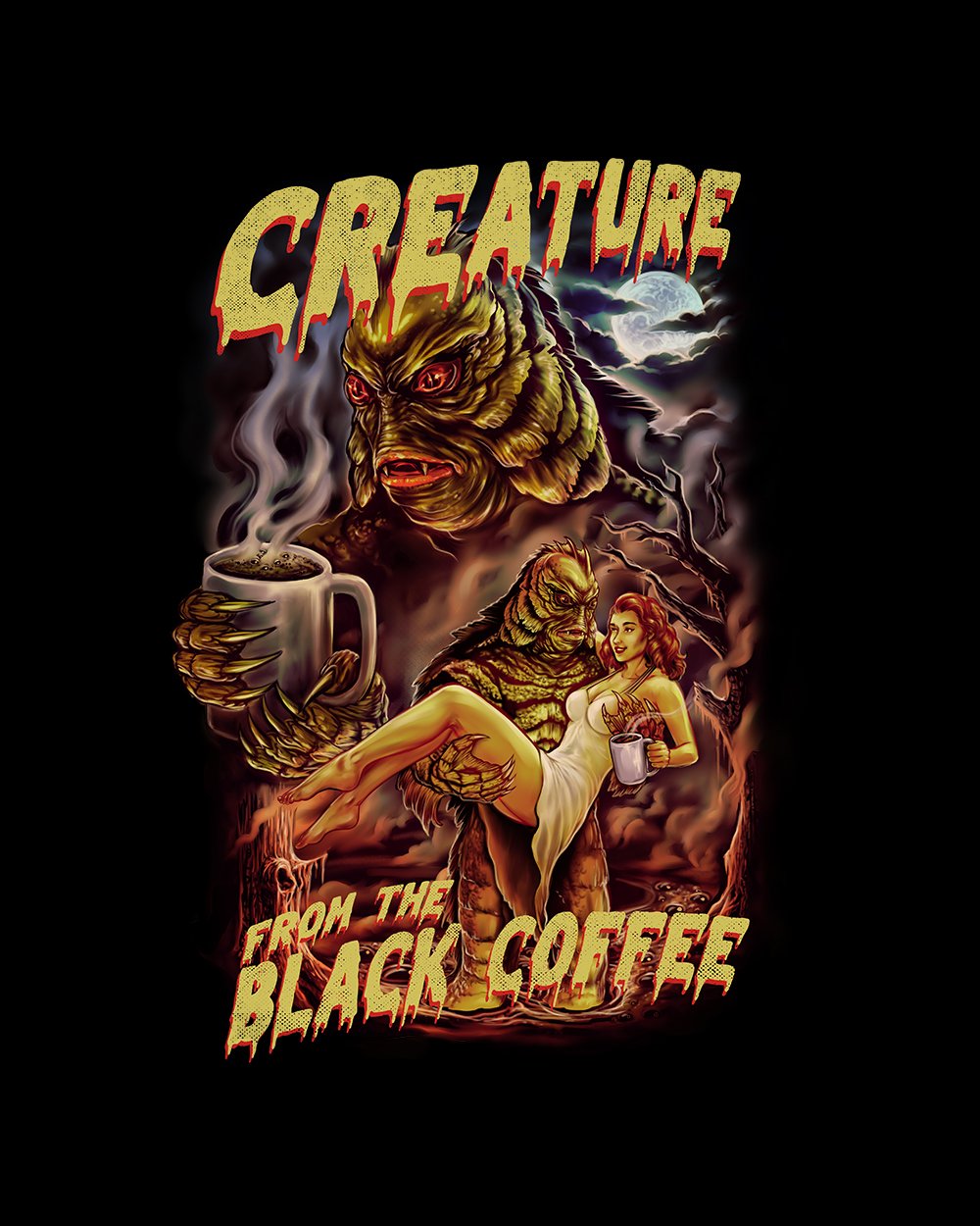 Creature from the Black Coffee T-Shirt