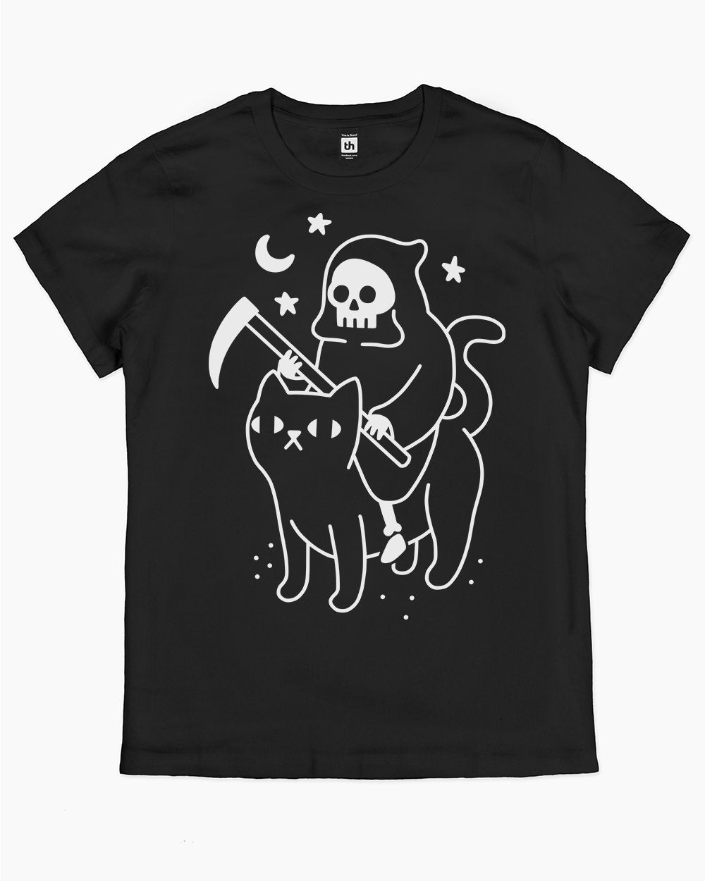 Death Rides a Black Cat T-Shirt