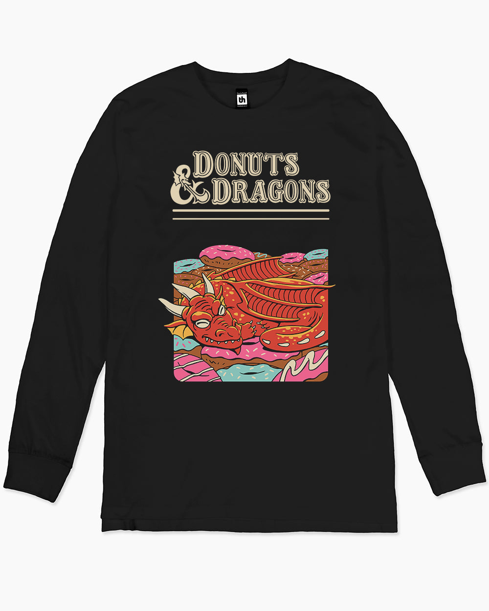 Donuts and Dragons Long Sleeve