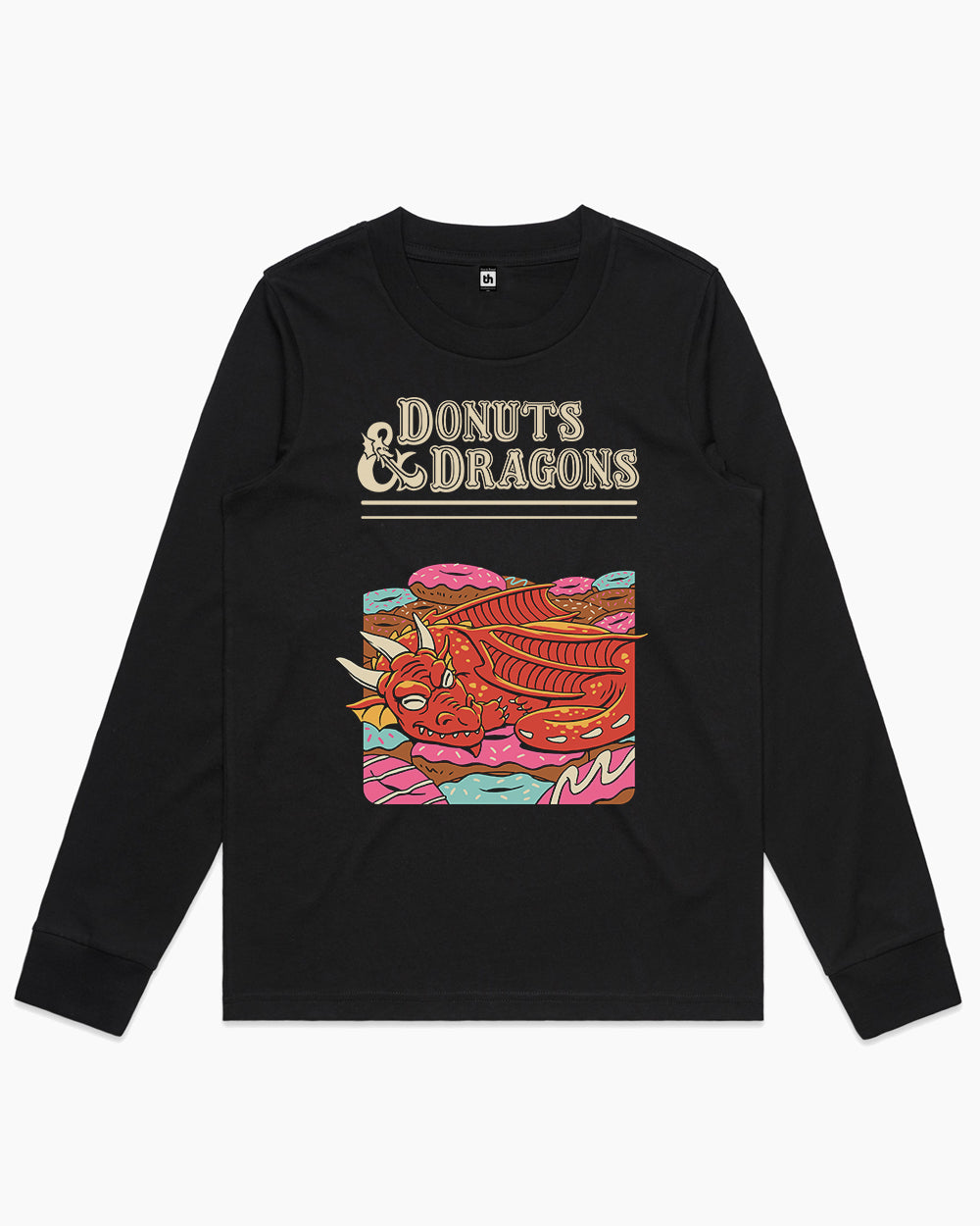 Donuts and Dragons Long Sleeve