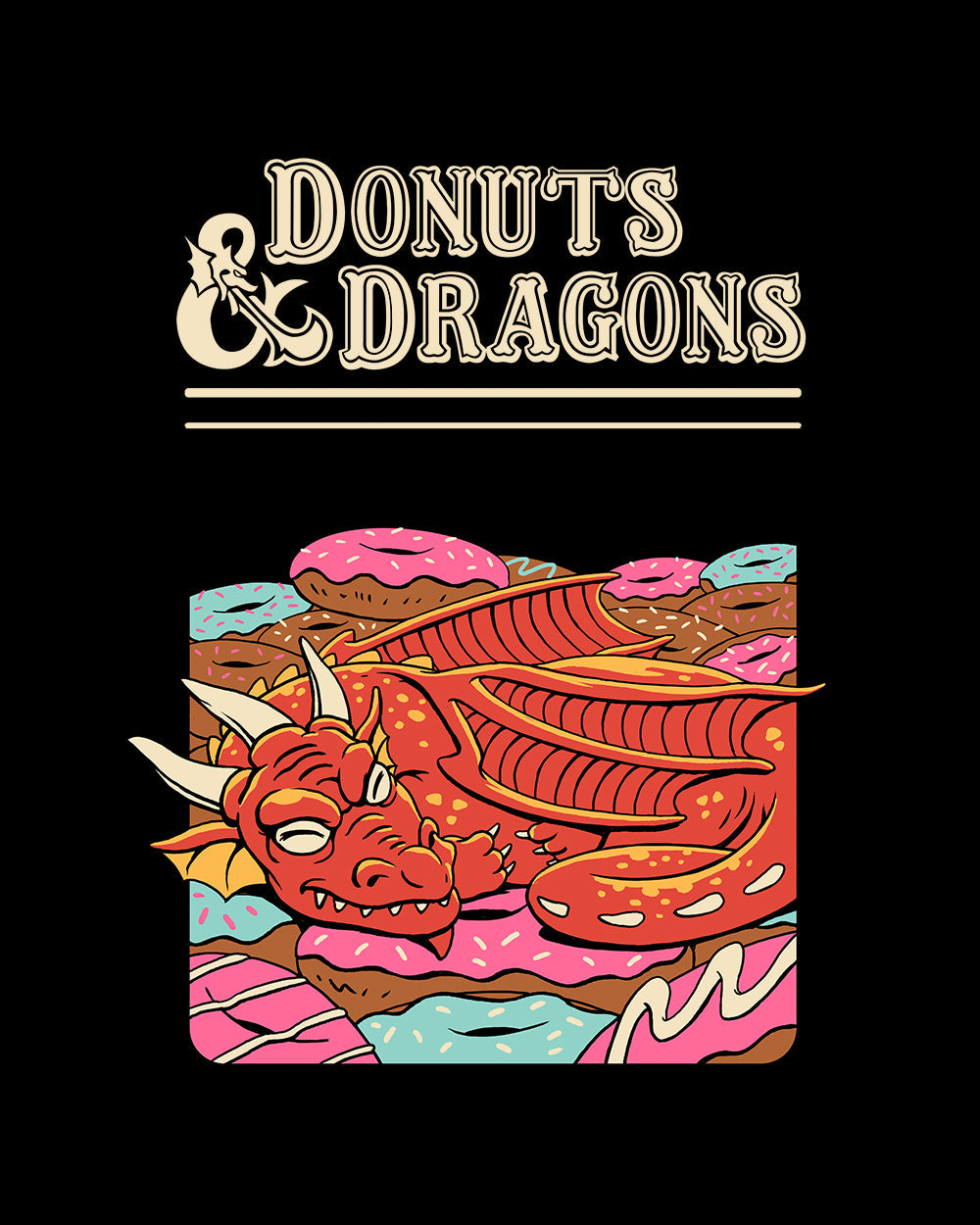 Donuts and Dragons T-Shirt