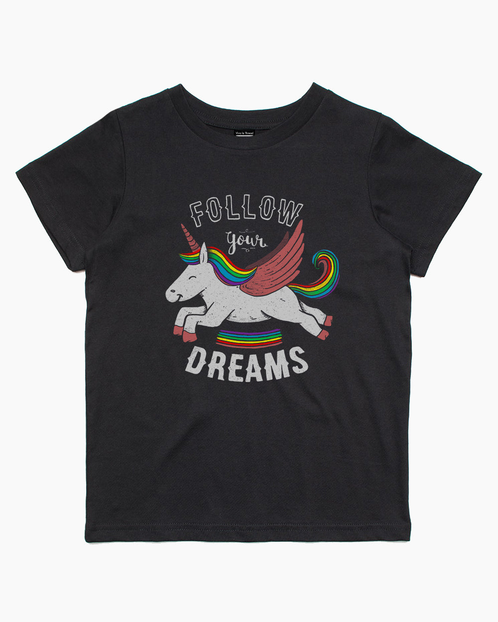 Follow Your Dreams Unicorn Kids T-Shirt