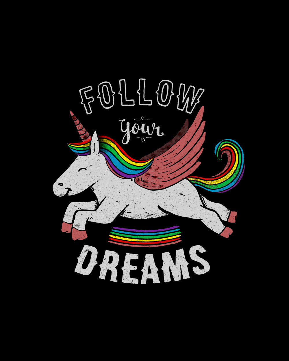 Follow Your Dreams Unicorn Kids T-Shirt