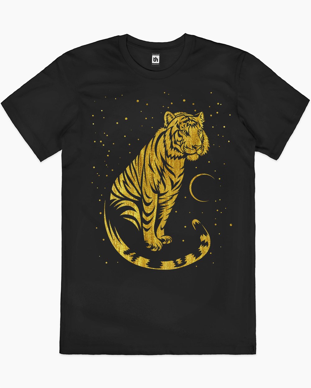 Golden Tribal Tiger T-Shirt