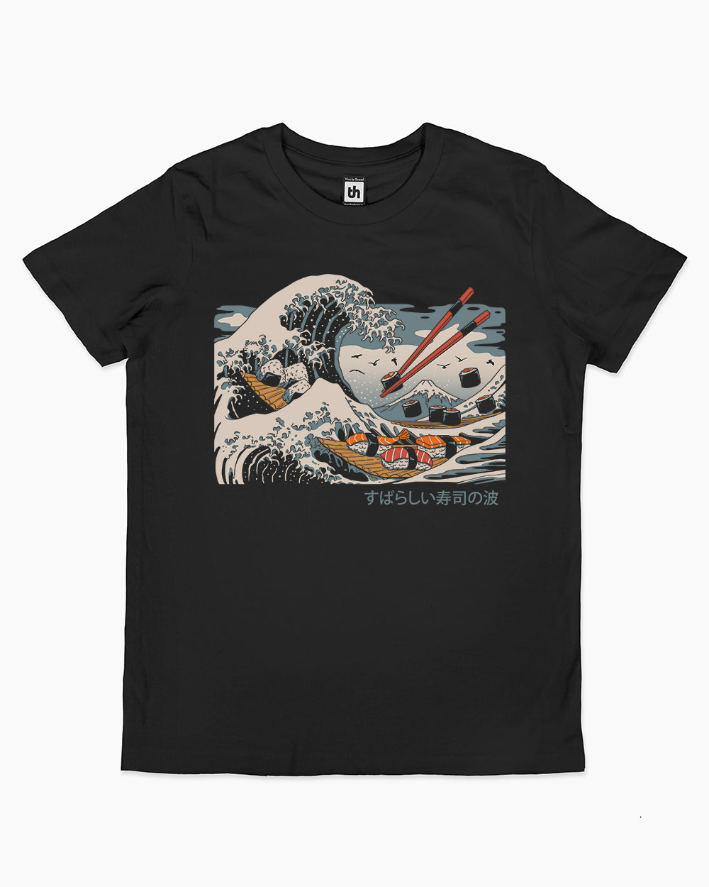 The Great Sushi Wave Kids T-Shirt