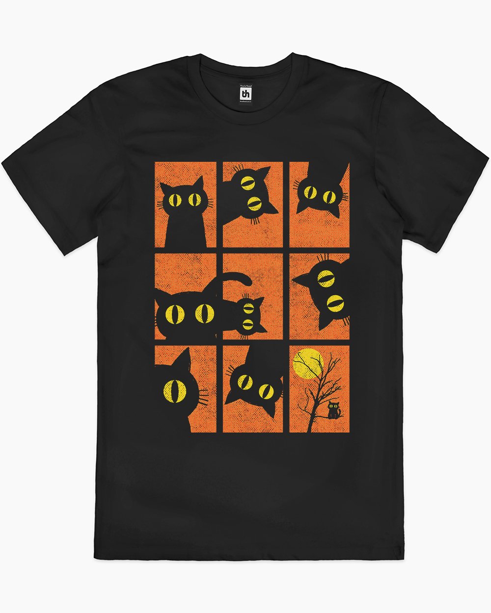 Halloween Black Cat T-Shirt