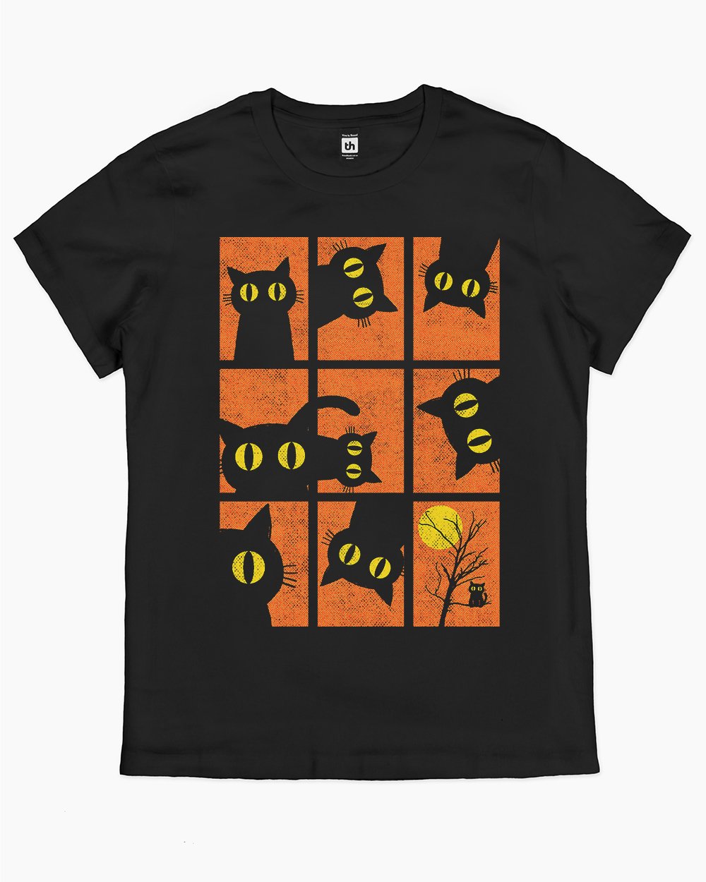 Halloween Black Cat T-Shirt