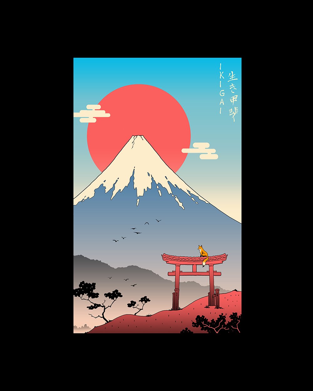 Ikigai in Mt Fuji T-Shirt