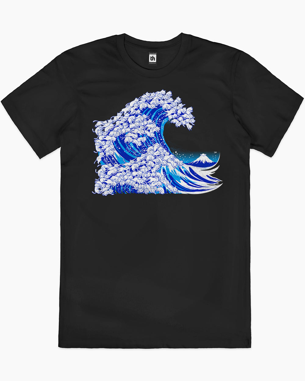 Kanagawa Cat Wave T-Shirt