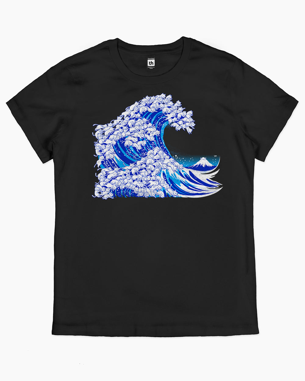 Kanagawa Cat Wave T-Shirt