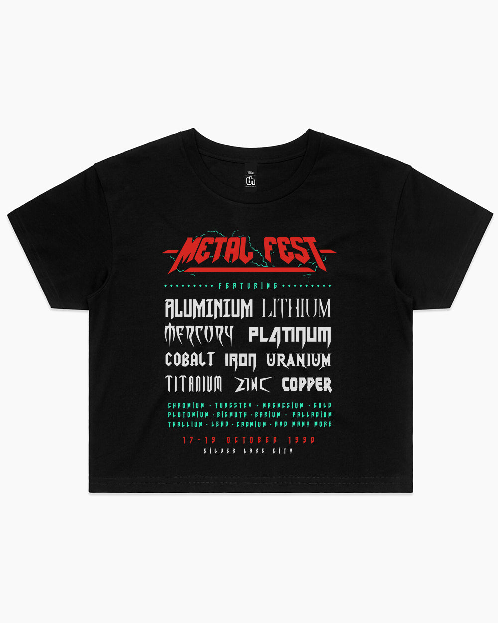 Metal Fest Crop Tee