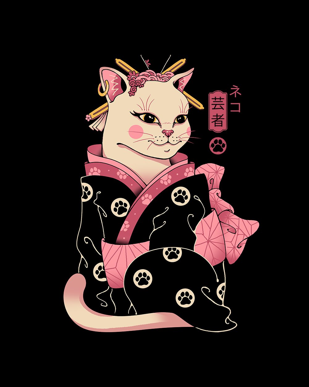 Neko Geisha T-Shirt