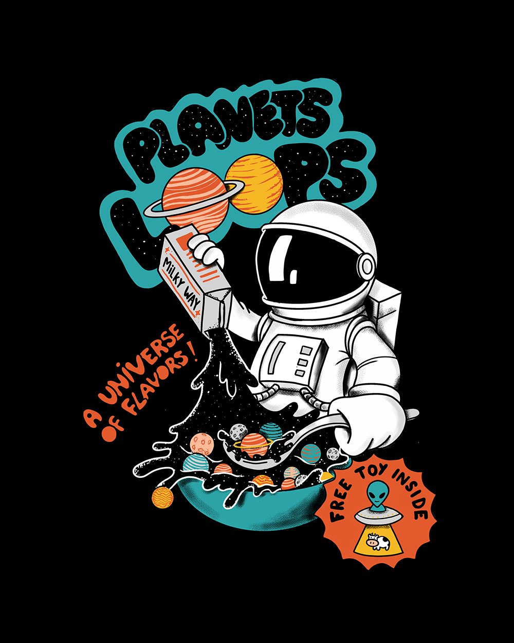 Planets Loops Kids T-Shirt