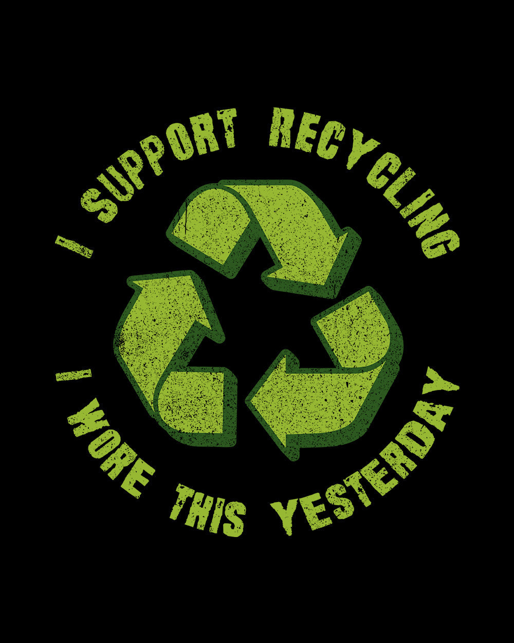 I Support Recycling Kids T-Shirt