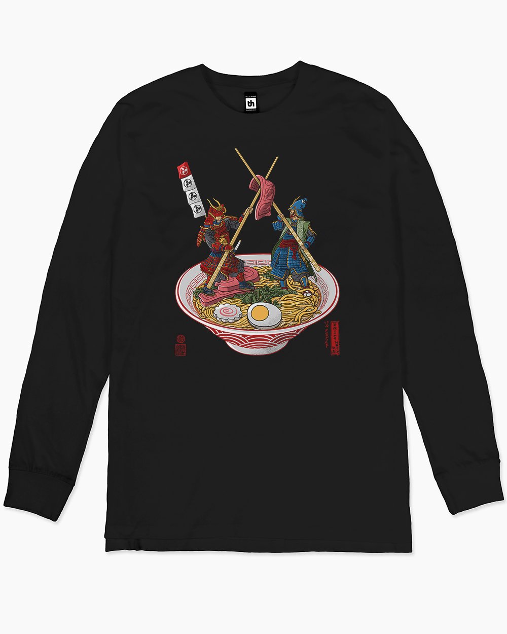 Samurai Duel over Ramen Long Sleeve