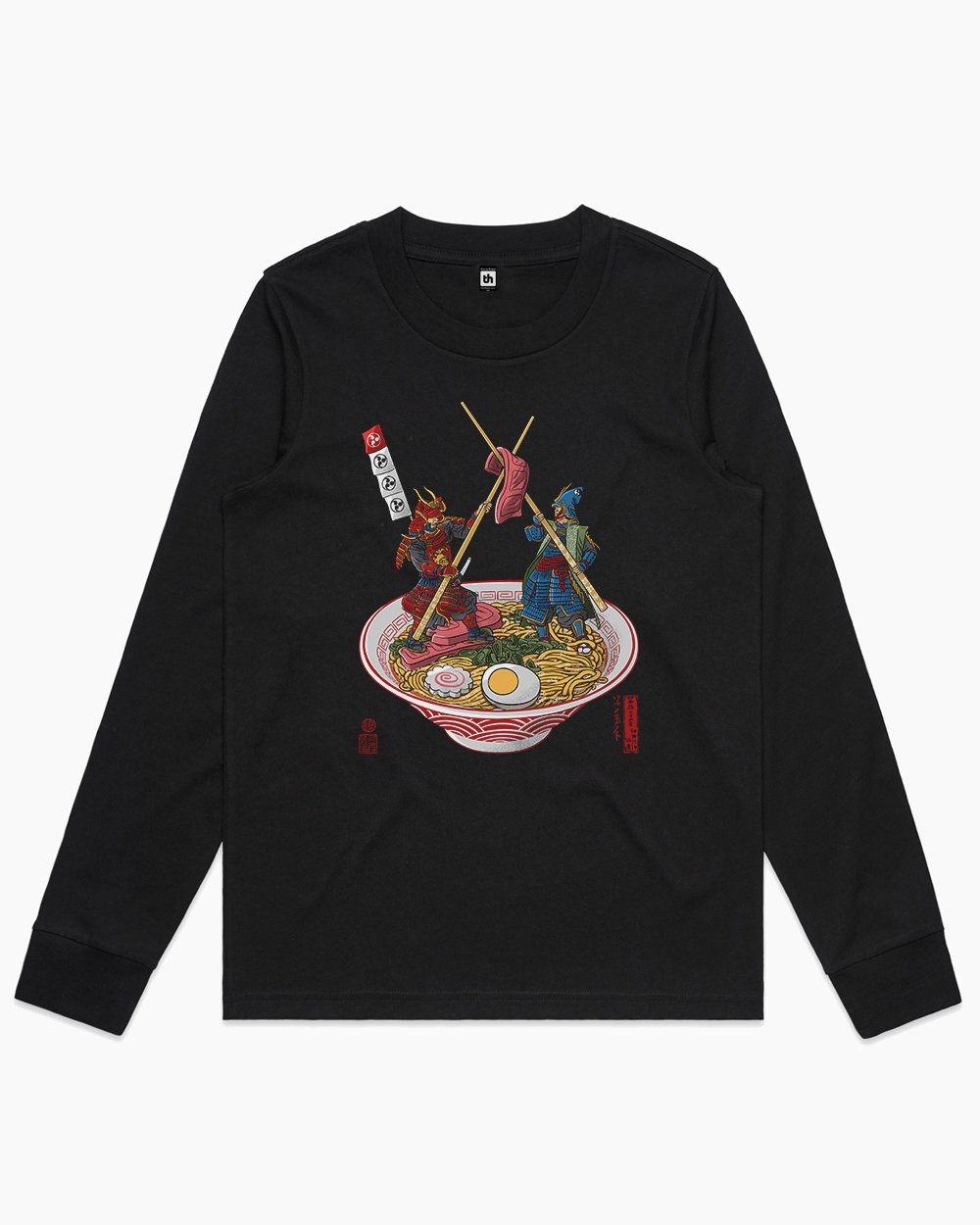 Samurai Duel over Ramen Long Sleeve