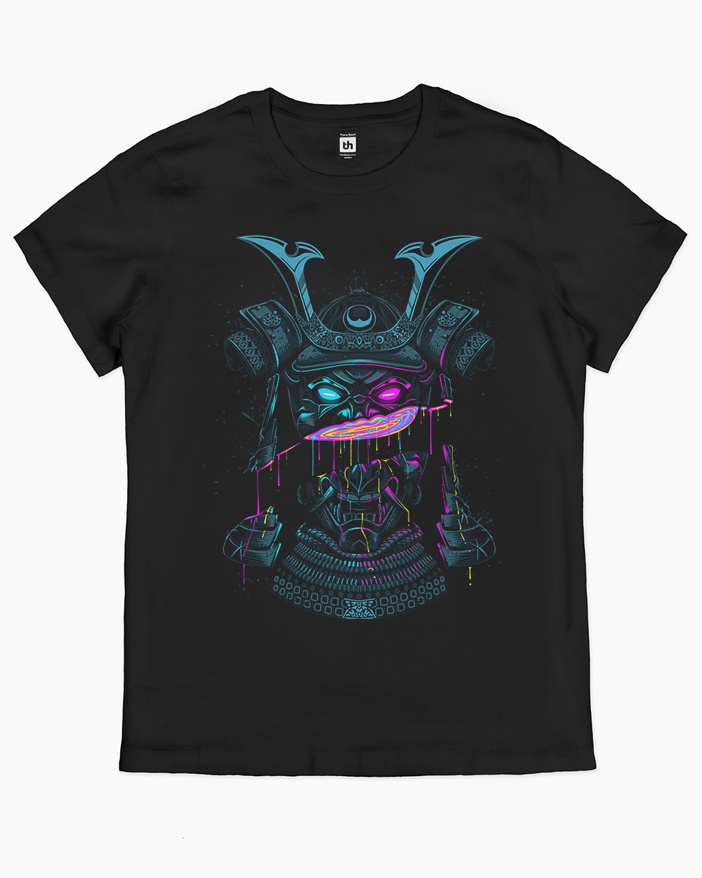 Samurai Mask Liquid Cut T-Shirt