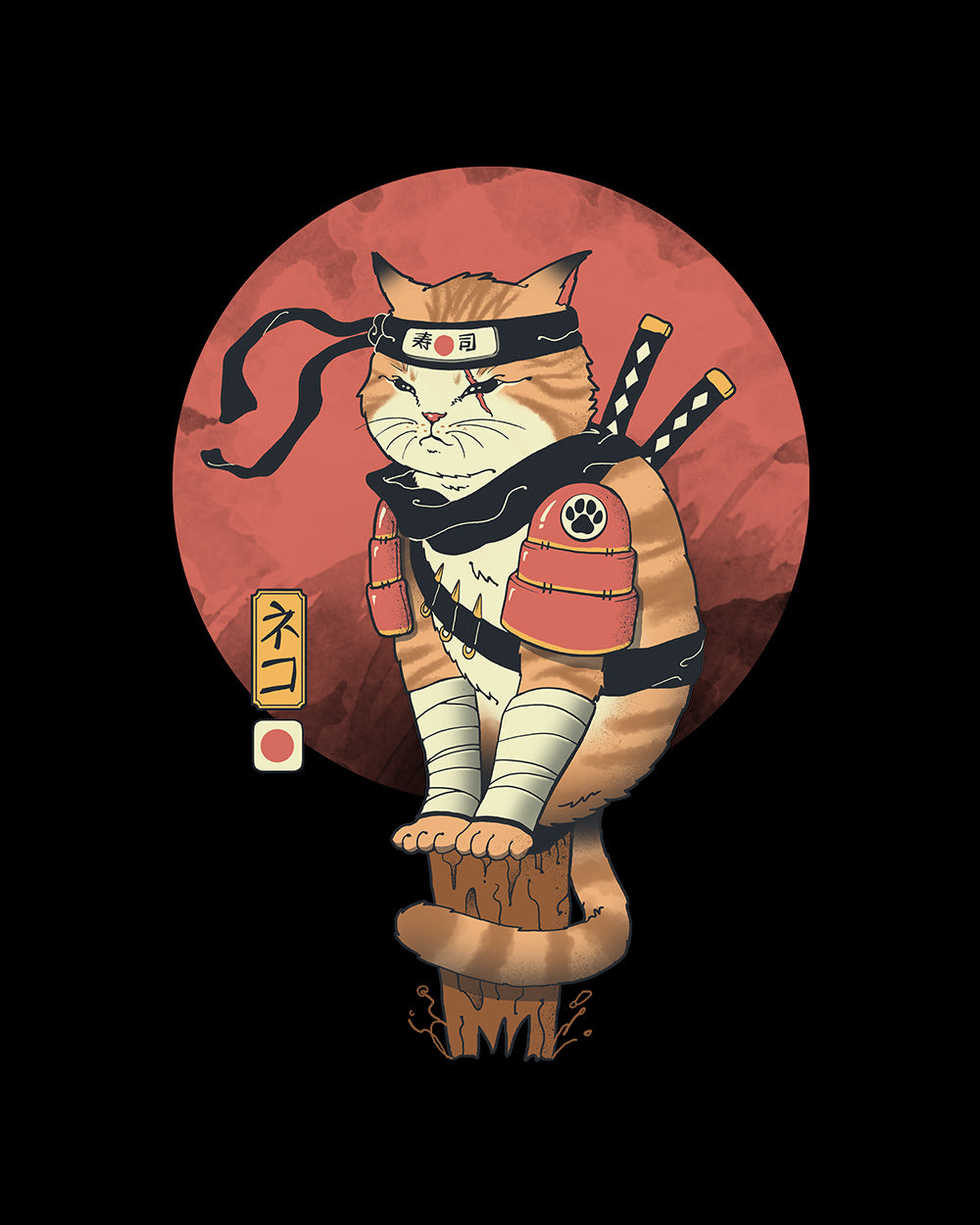 Shinobi Cat Kids T-Shirt