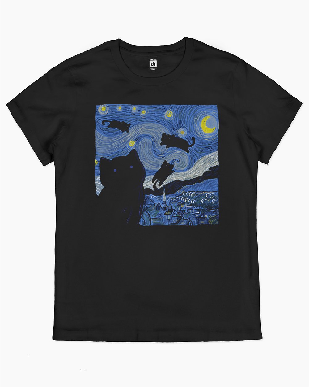 The Starry Cat Night T-Shirt