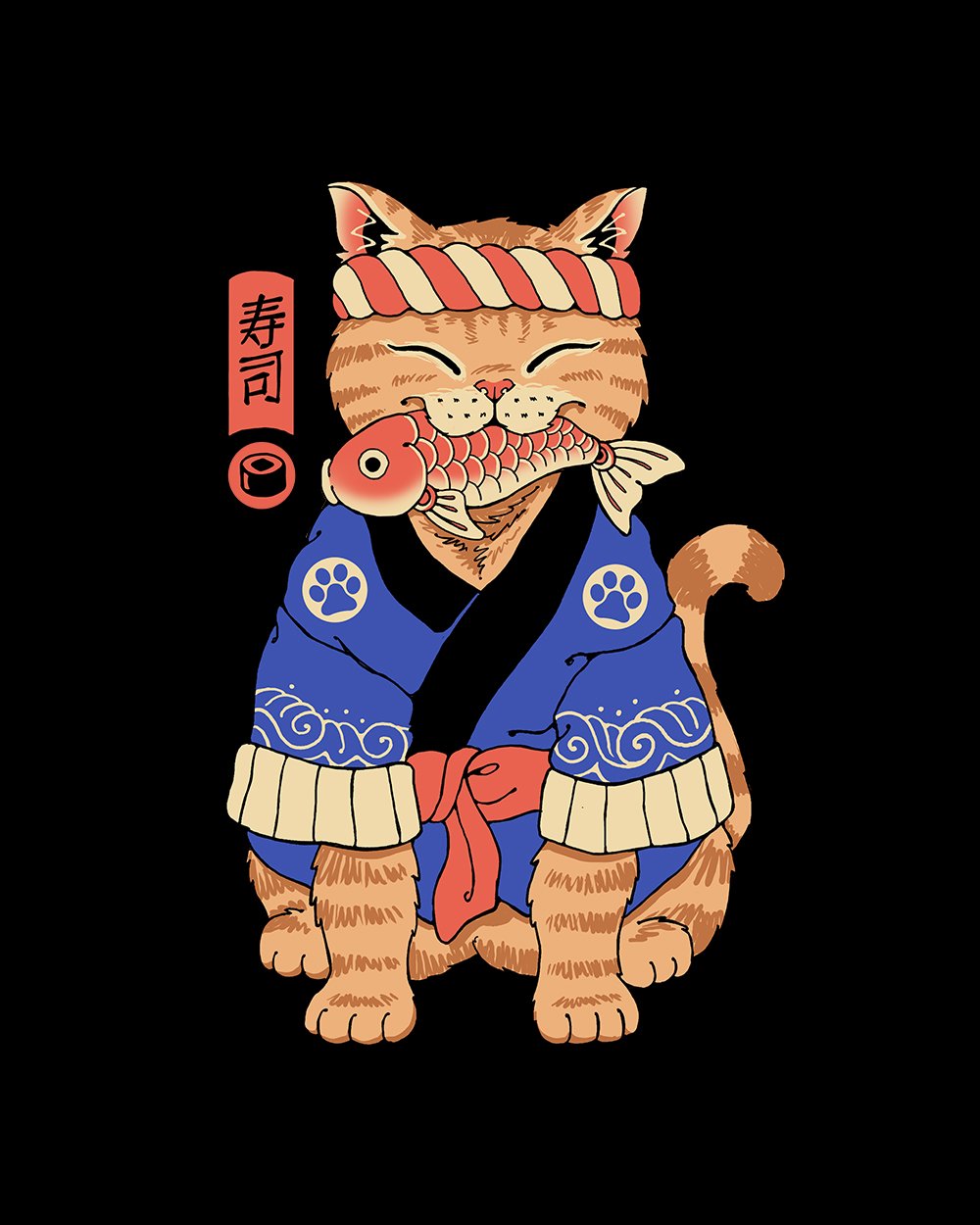 Sushi Meowster T-Shirt