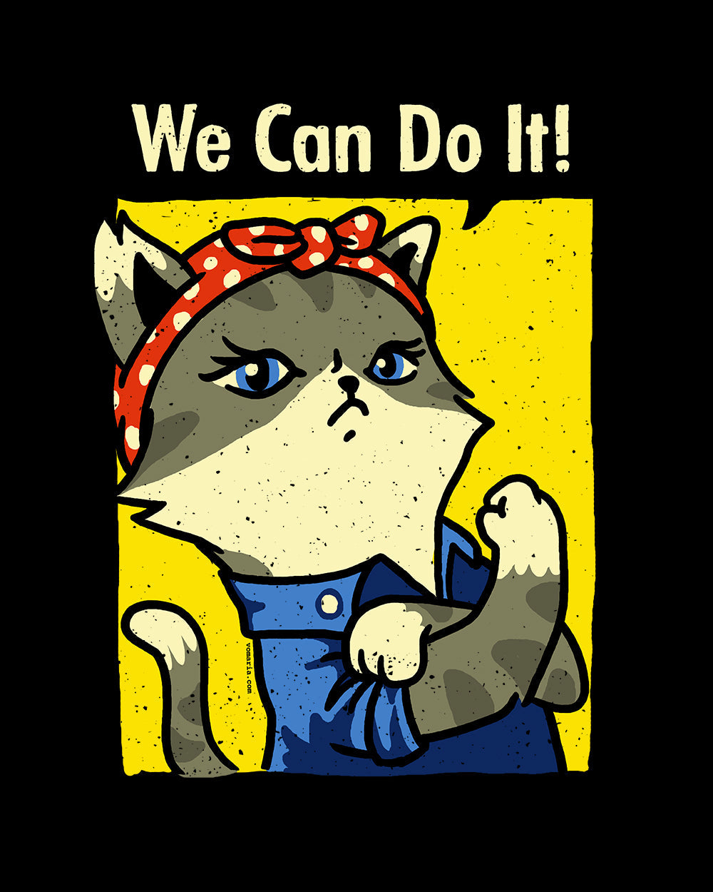 We Can Do It! Cat Edition Kids T-Shirt