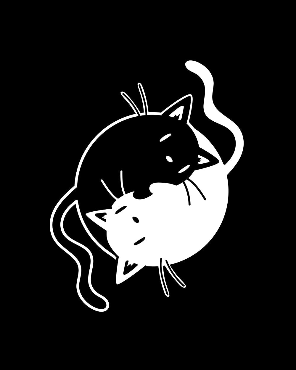 Yinyang Cats Long Sleeve