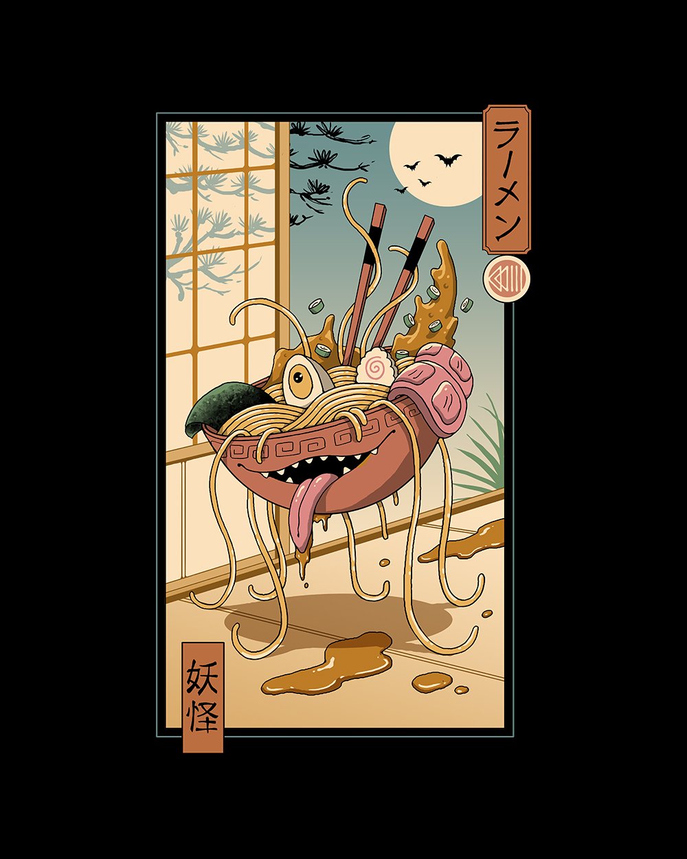 Yokai Ramen in Edo T-Shirt