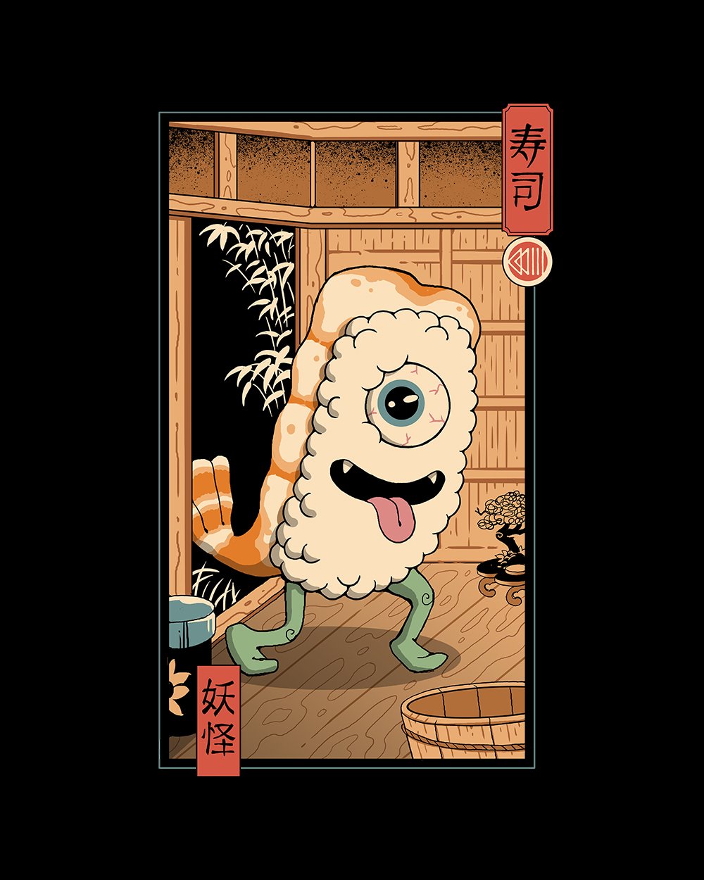 Yokai Sushi in Edo T-Shirt