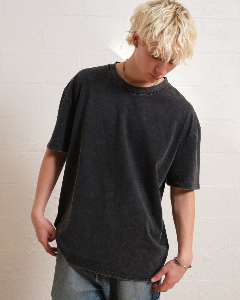 Wash Tee 4 Pack: Black Stone, Grey Stone