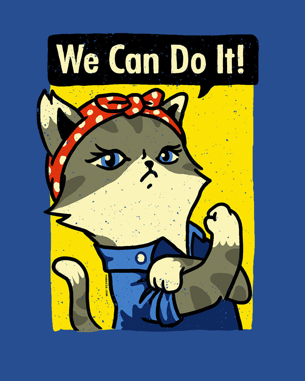 We Can Do It! Cat Edition Kids T-Shirt