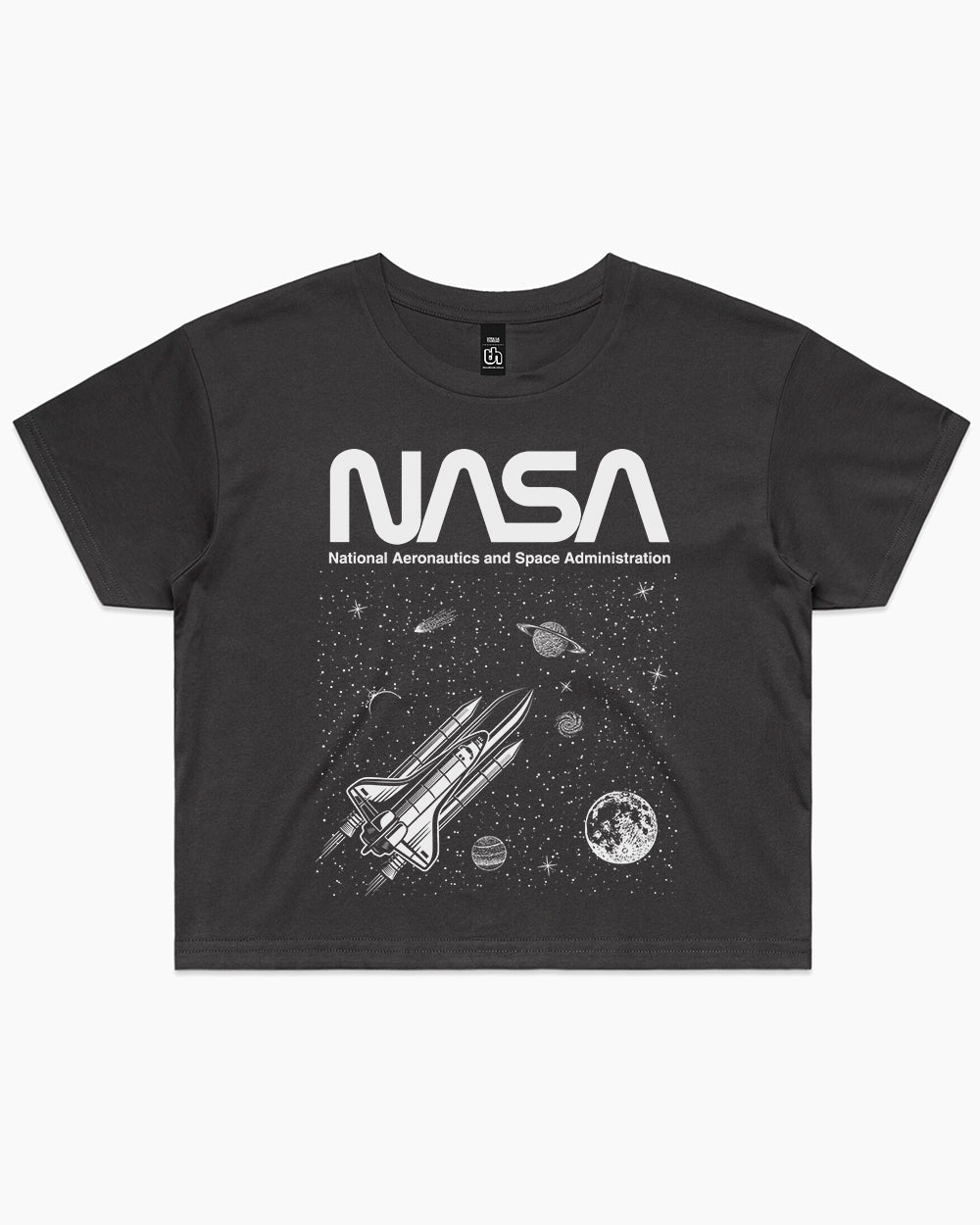 NASA Galaxy Crop Tee