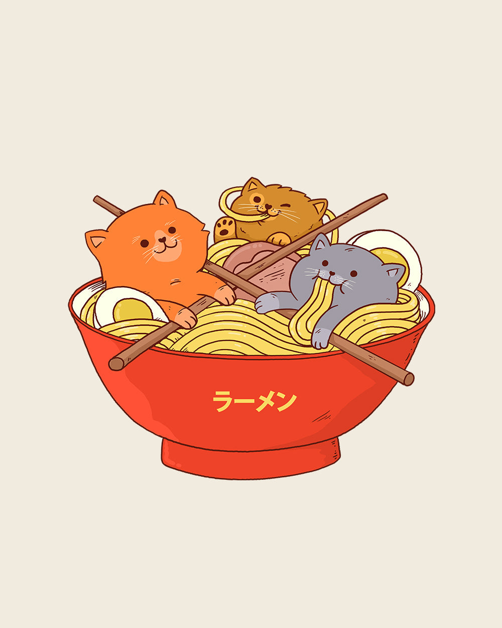 Ramen and Cats T-Shirt