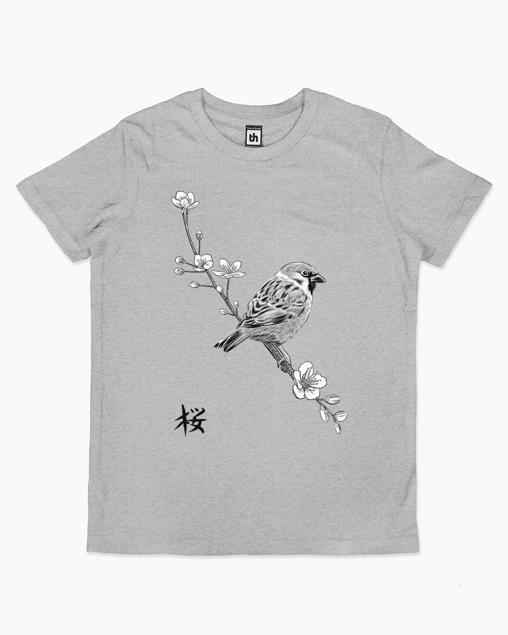 Sparrow on Cherry Kids T-Shirt