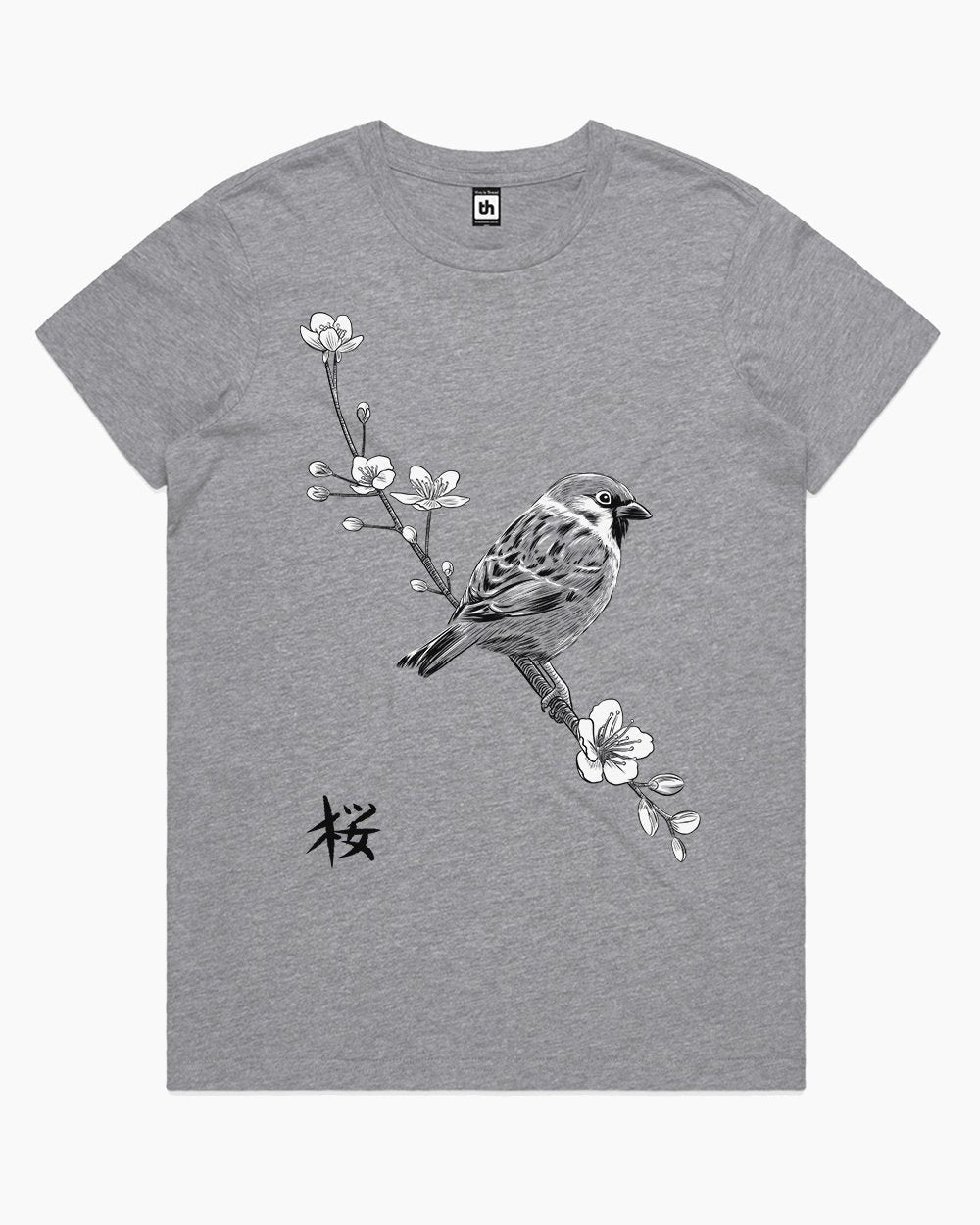 Sparrow on Cherry T-Shirt