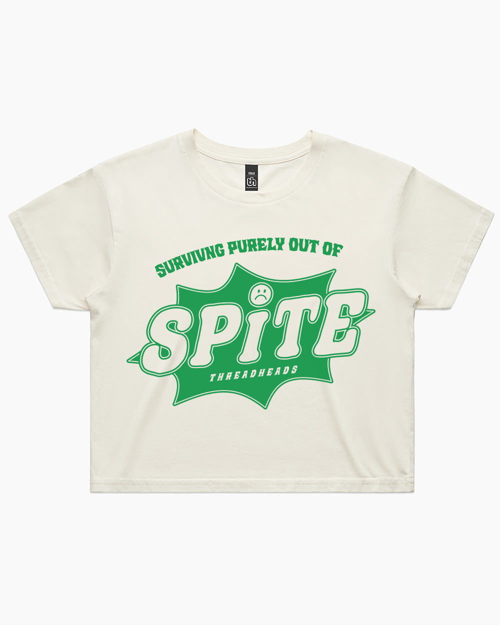 Surviving Purely Out Of Spite Crop Tee