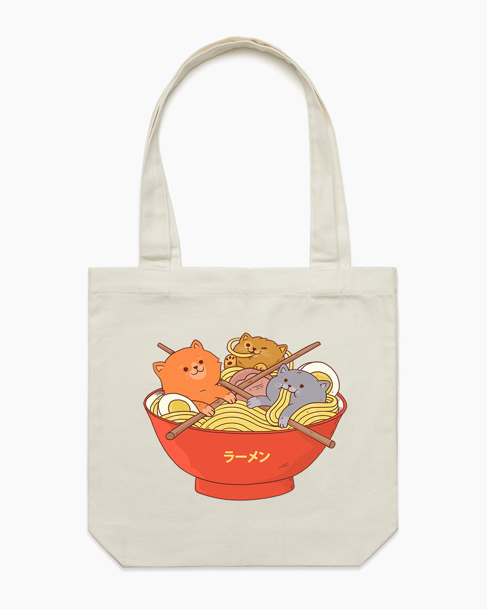 Ramen and Cats Tote Bag