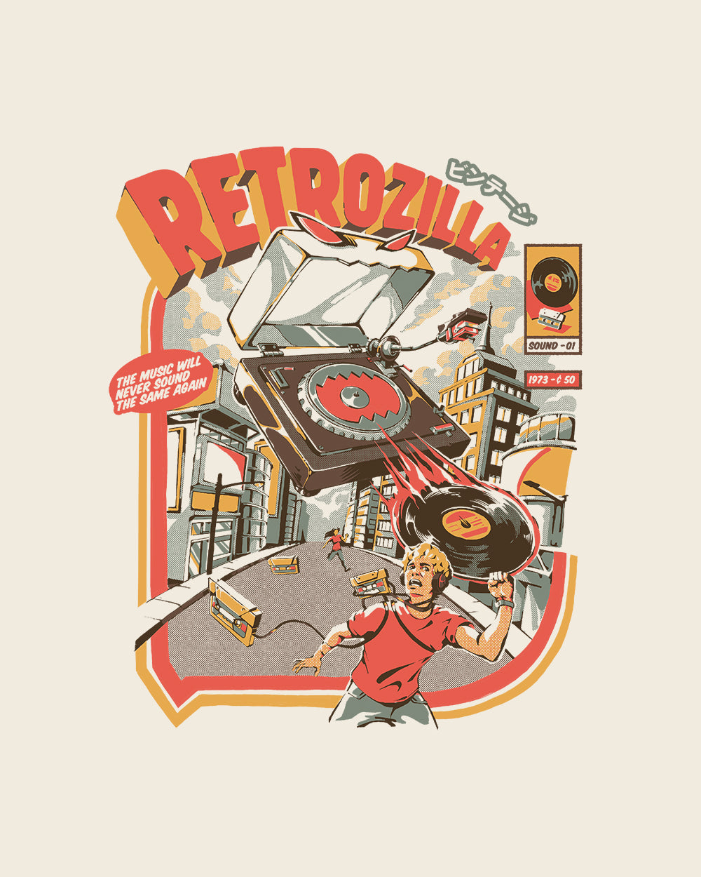 Retro Soundzilla T-Shirt