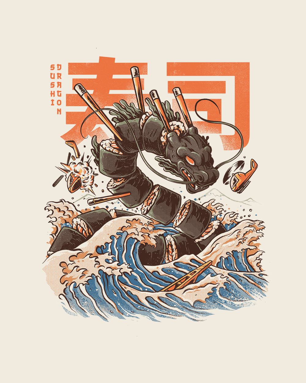 Sushi Dragon T-Shirt