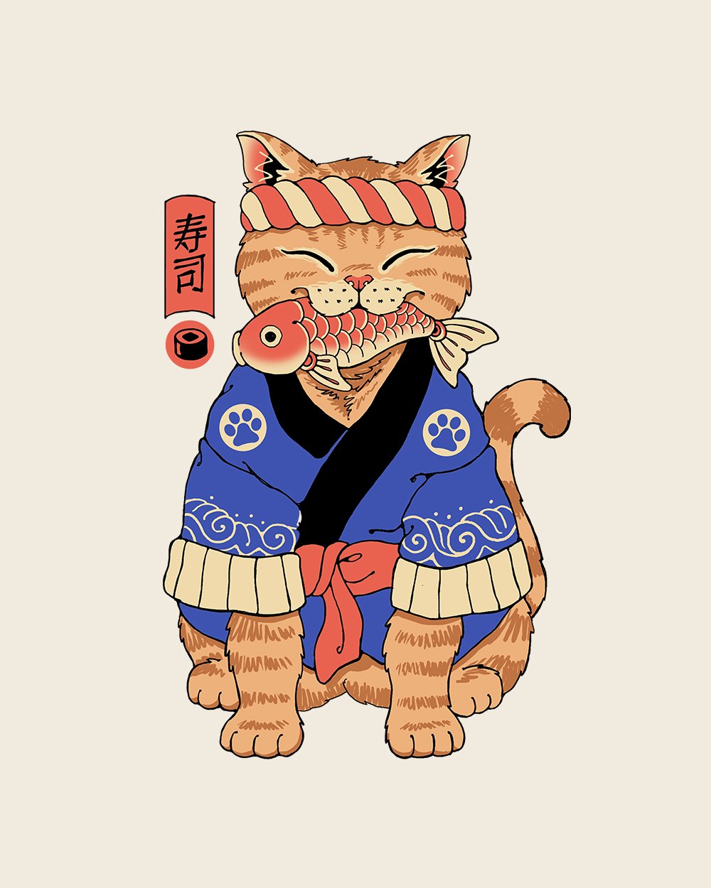 Sushi Meowster T-Shirt