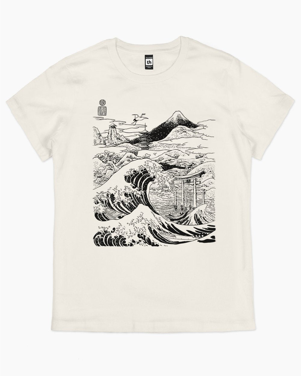 The Great Wave on Mount Fujiyama T-Shirt