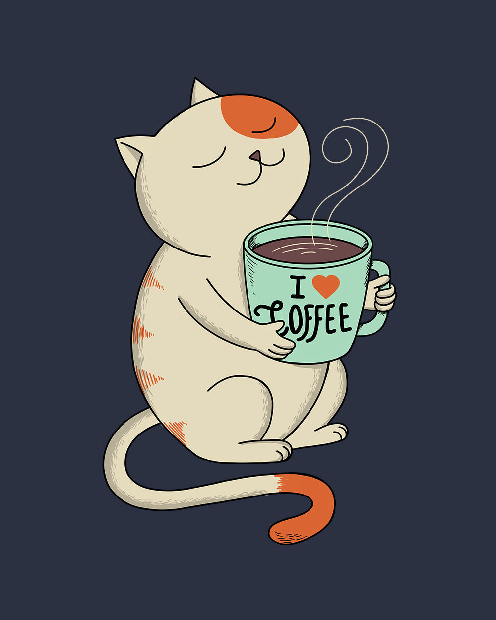 Cat and Coffee T-Shirt