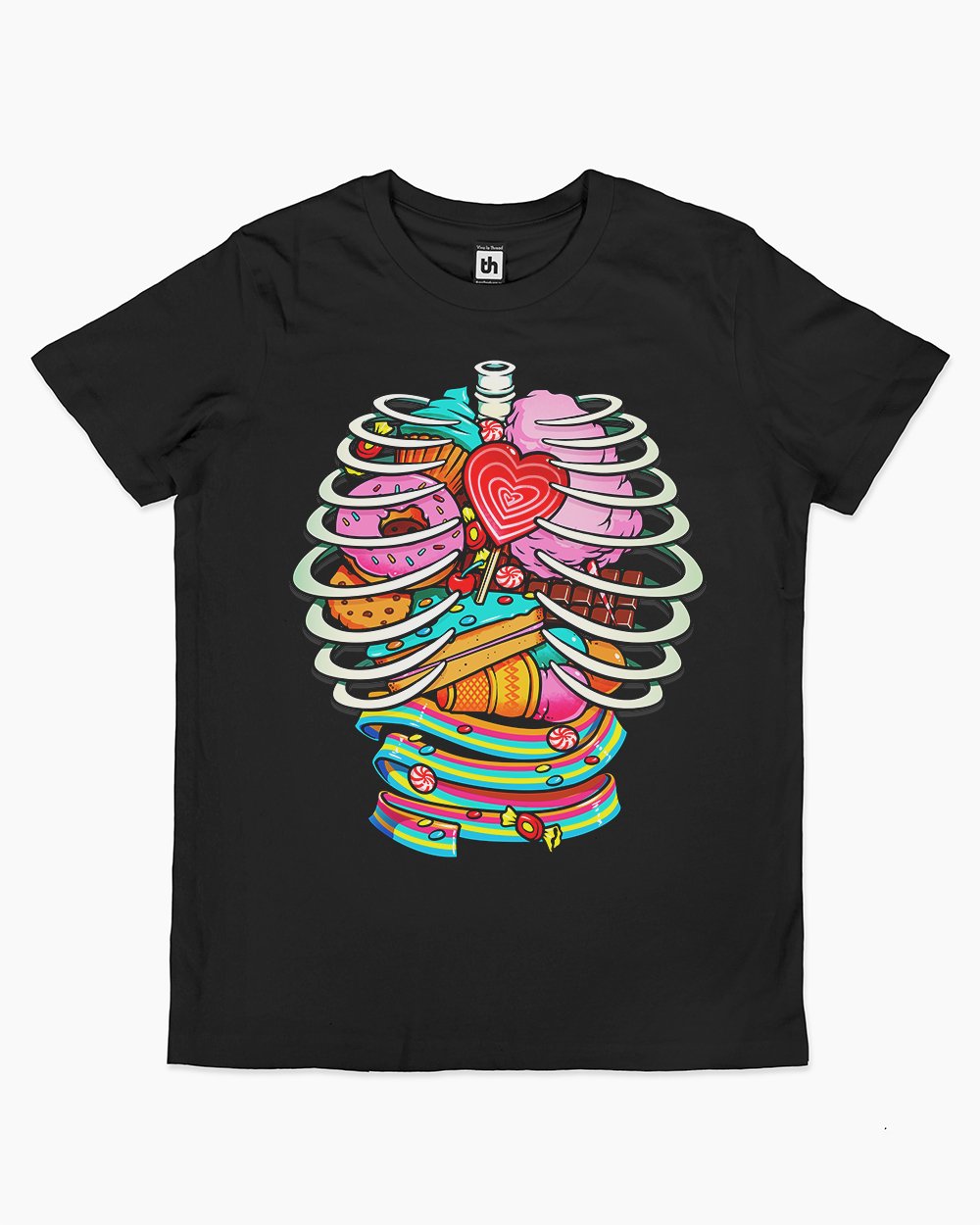 Unicorn Anatomy Sweet Inside Kids T-Shirt