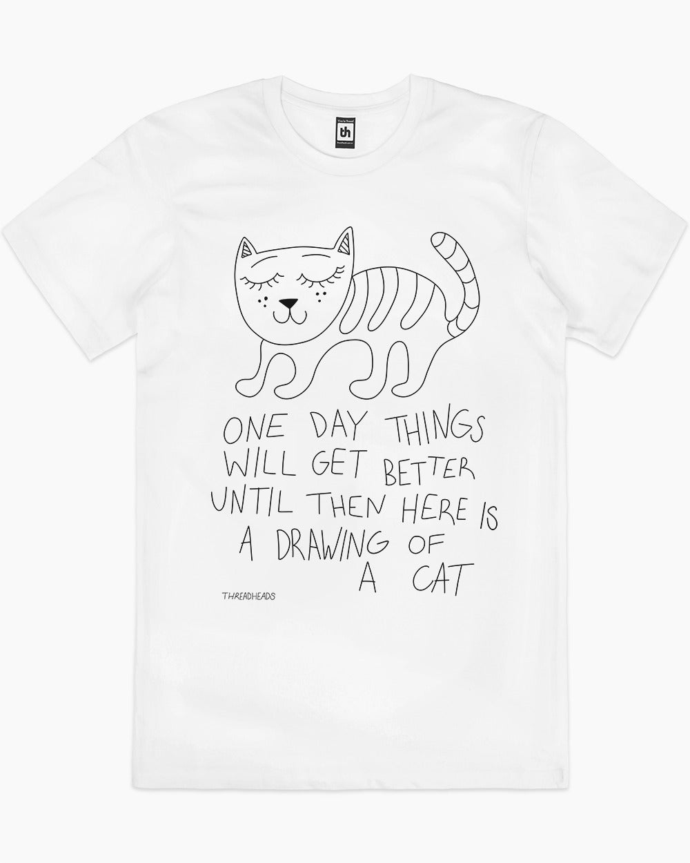 Drawing Of A Cat T-Shirt