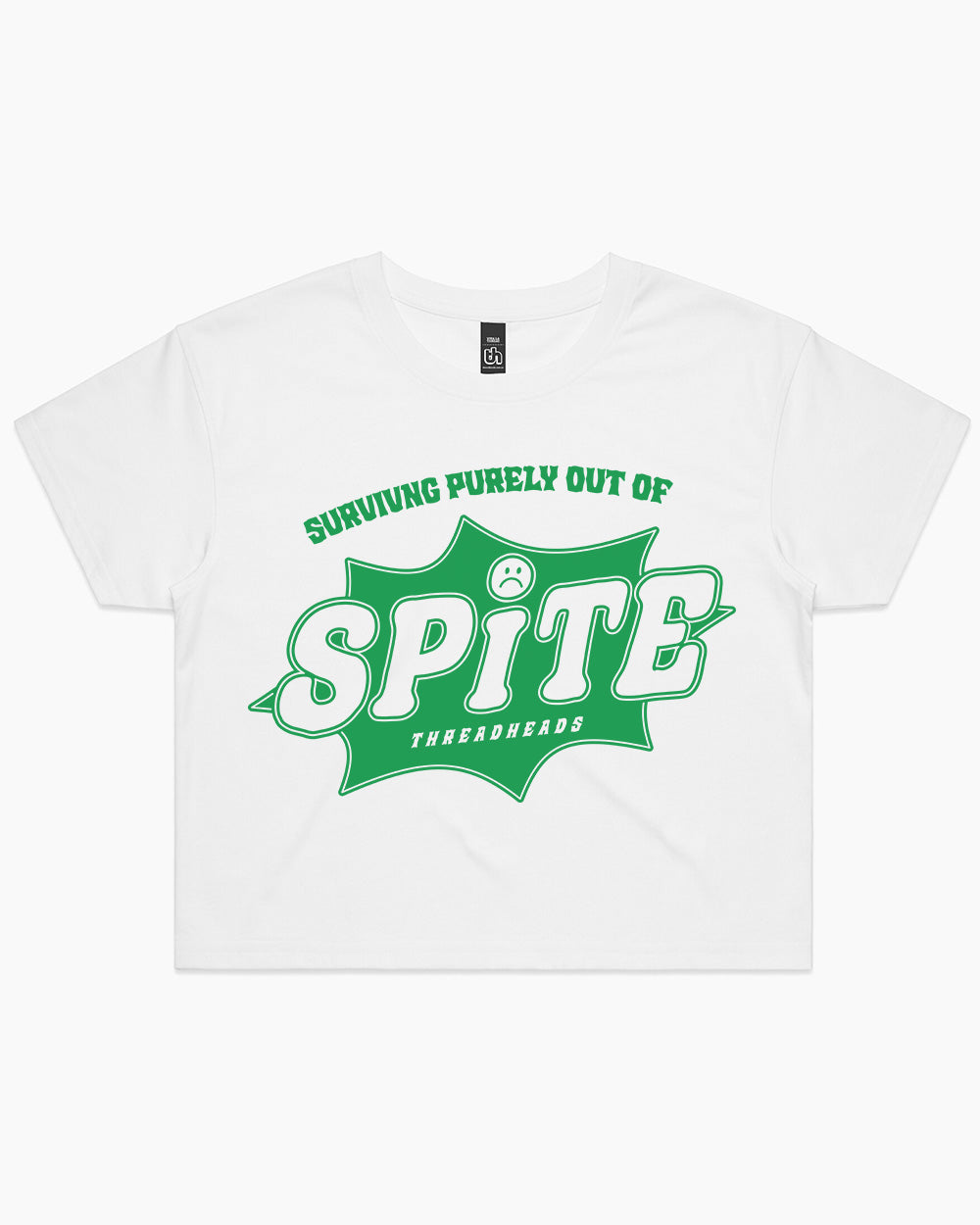 Surviving Purely Out Of Spite Crop Tee