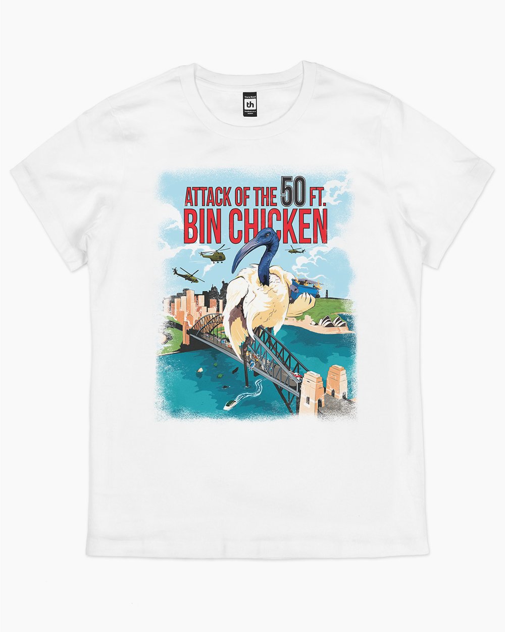 Attack of the 50ft Bin Chicken T-Shirt