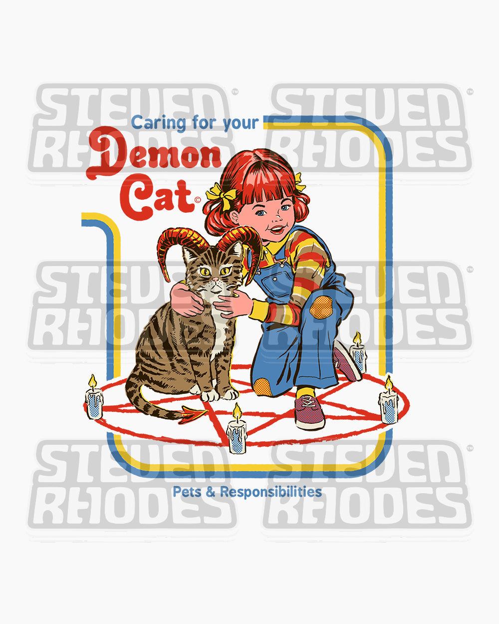 Caring for Your Demon Cat Long Sleeve