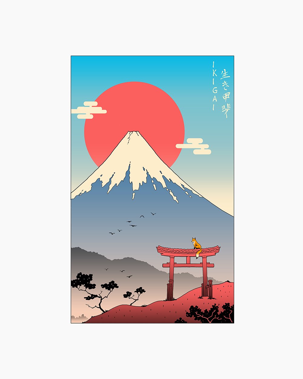 Ikigai in Mt Fuji T-Shirt