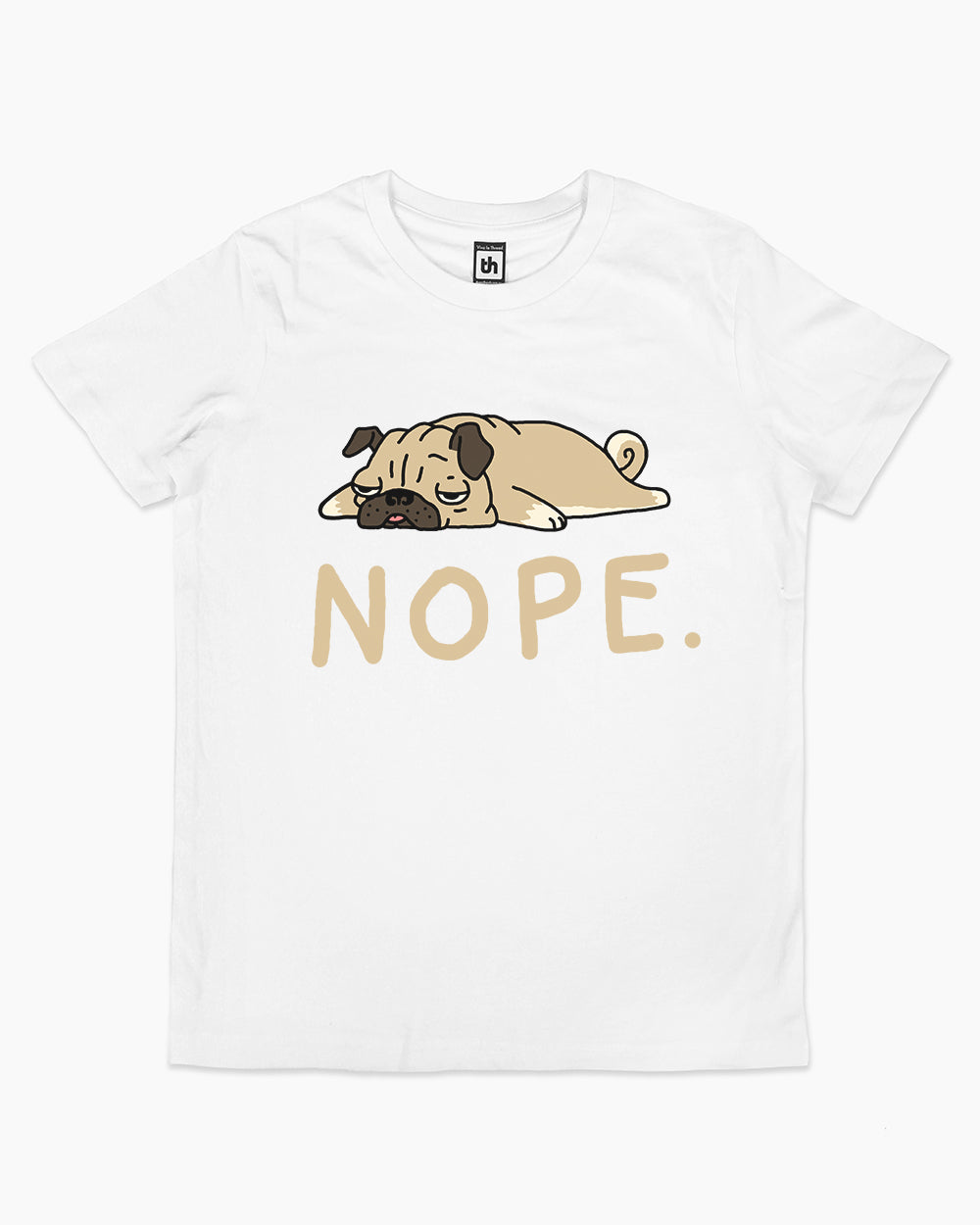 Nope Pug Kids T-Shirt