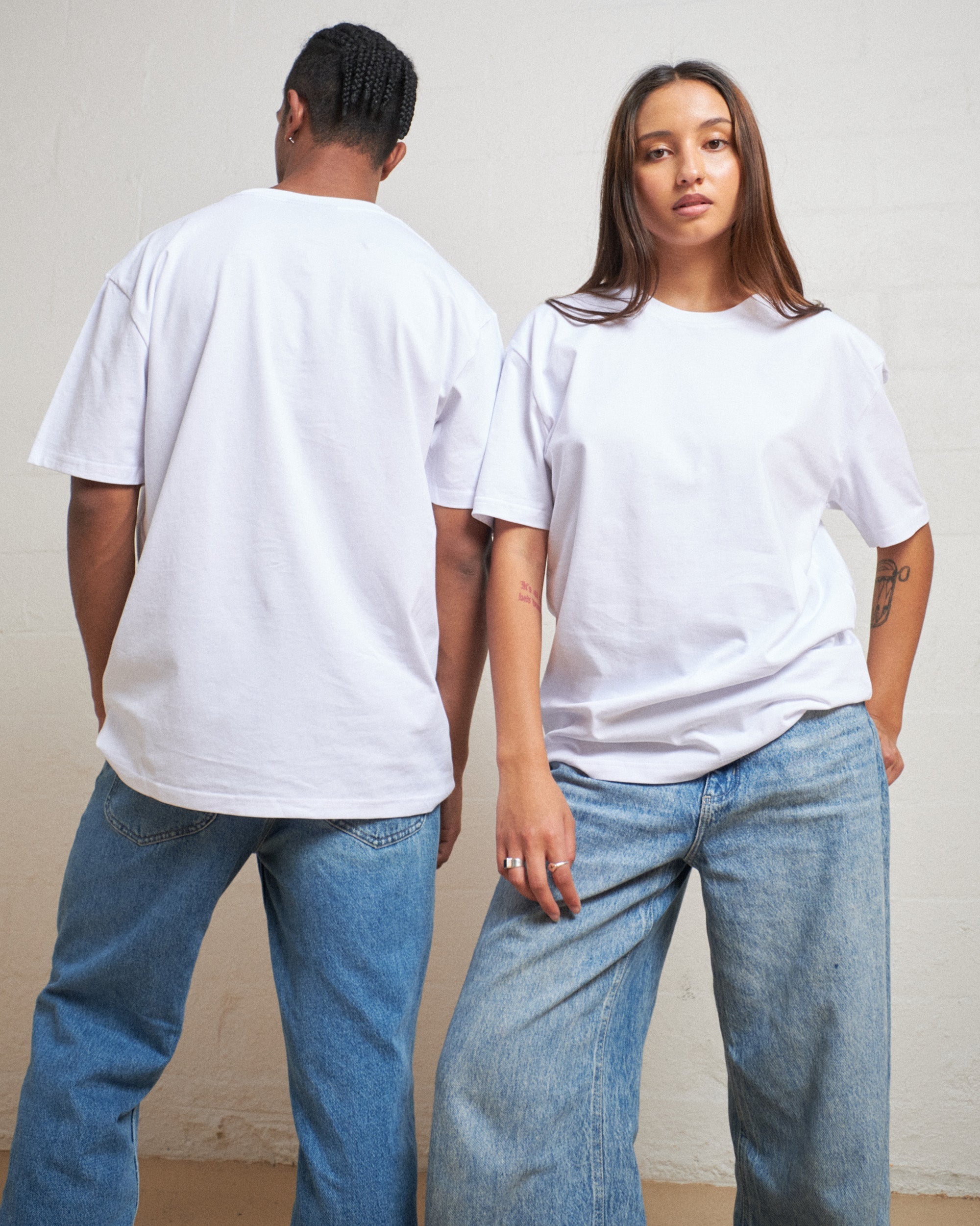 Oversized Tee 2-Pack: White