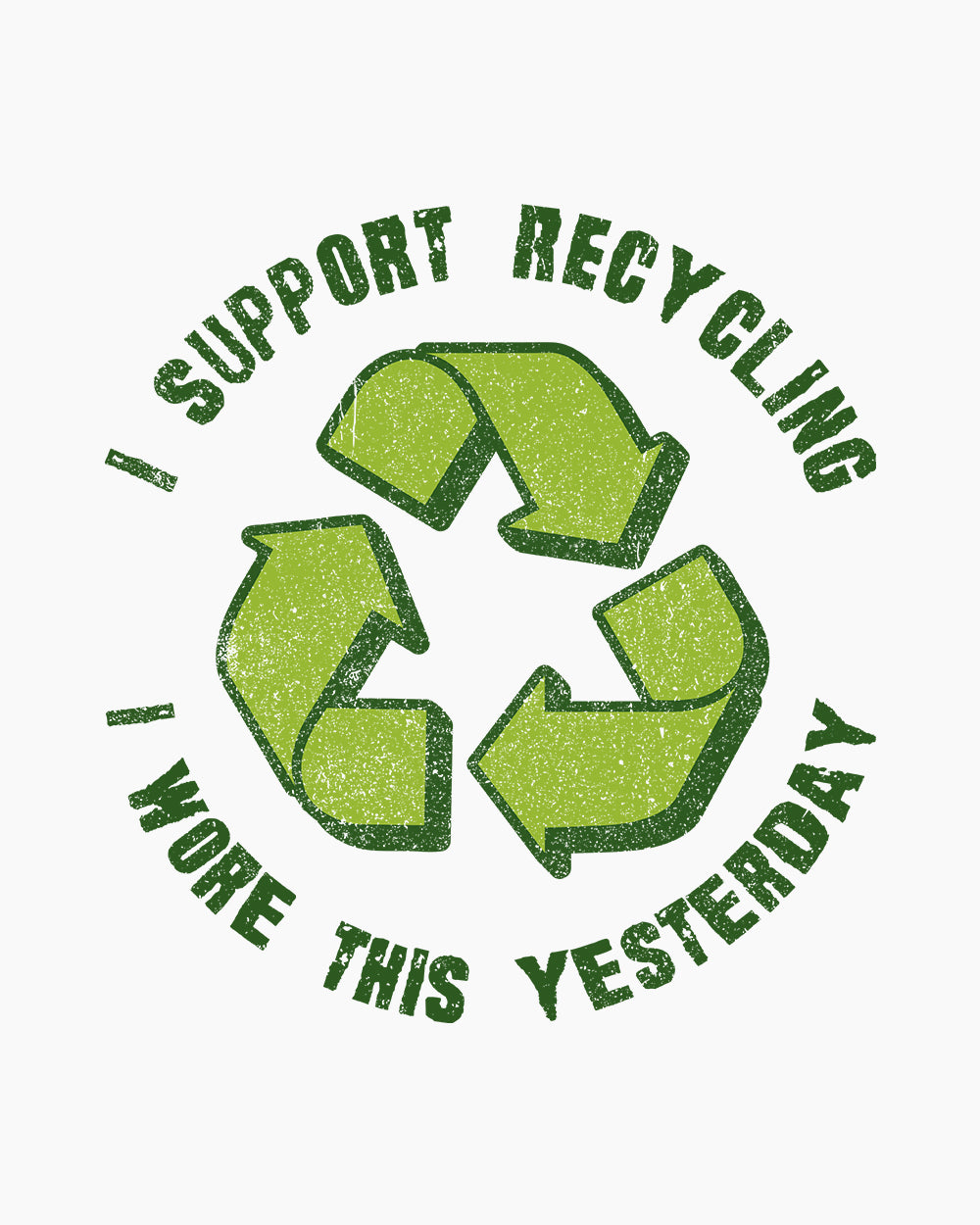 I Support Recycling Kids T-Shirt